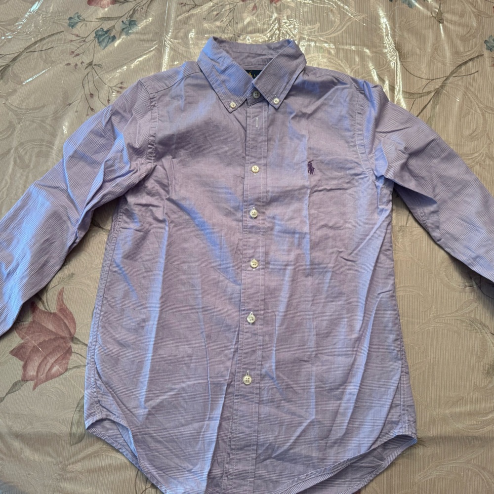 Polo Ralph Lauren boys button down dress shirt size M (12)
